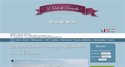 Desktop Screenshot of camping-normandie-loreededeauville.com